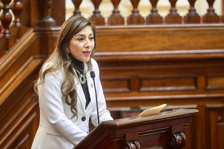 Lady Camones, de APP, es la nueva presidenta del Congreso
