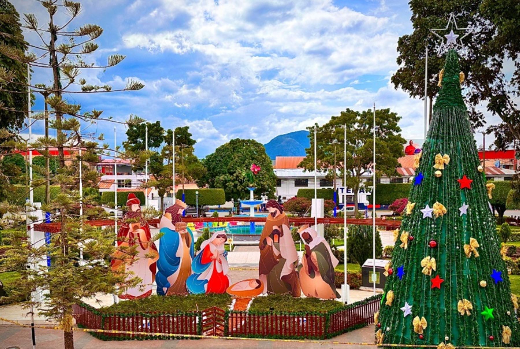 Navidad en Moyobamba: conoce el pesebre más alto del Perú