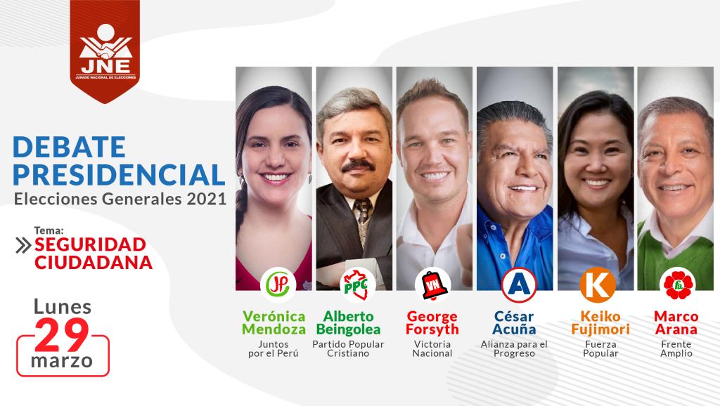 Debate Presidencial JNE: Todo lo que debes saber sobre el primer debate previo a las Elecciones 2021