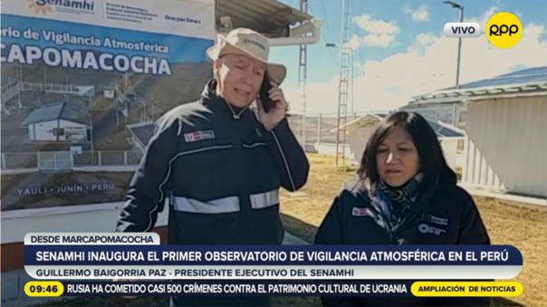 Senamhi inaugura el primer observatorio de vigilancia atmosférica de Latinoamérica en Junín