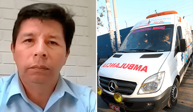 Pedro Castillo fue trasladado de emergencia a hospital tras sufrir una descompensación