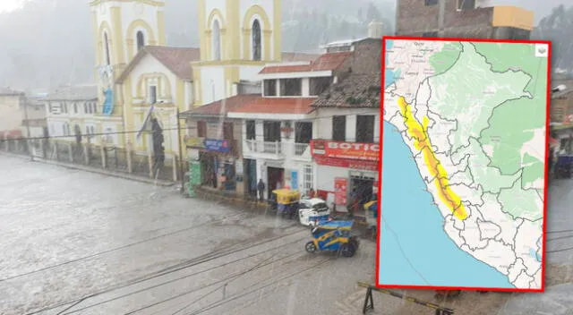 Senamhi anuncia fuertes lluvias y DESCARGAS ELCTRICAS de 3 das en la sierra: zonas en peligro