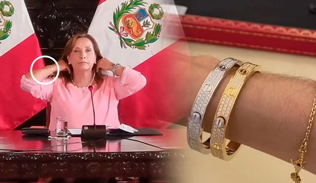 Especialista confirma que pulsera Cartier de Dina Boluarte cuesta ms de 50.000 euros