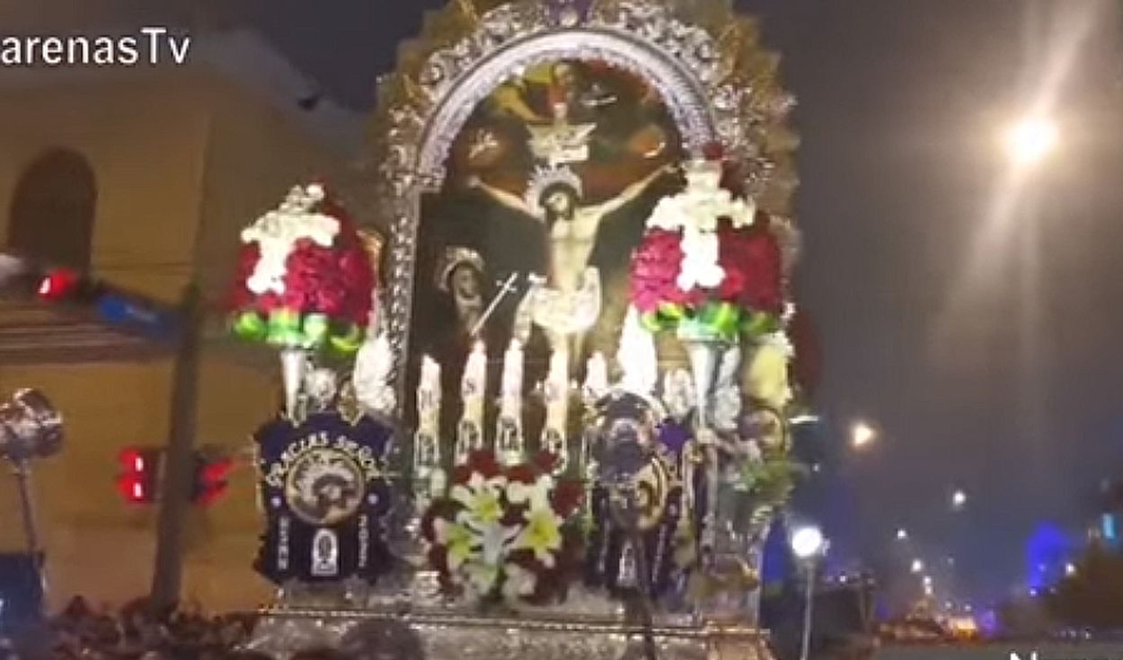 Señor de los Milagros: culminó la cuarta procesión del Cristo Moreno