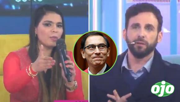 Peluchín y Zully Pinchi se pelean EN VIVO: Ha sido la amante de Vizcarra y lucra con eso