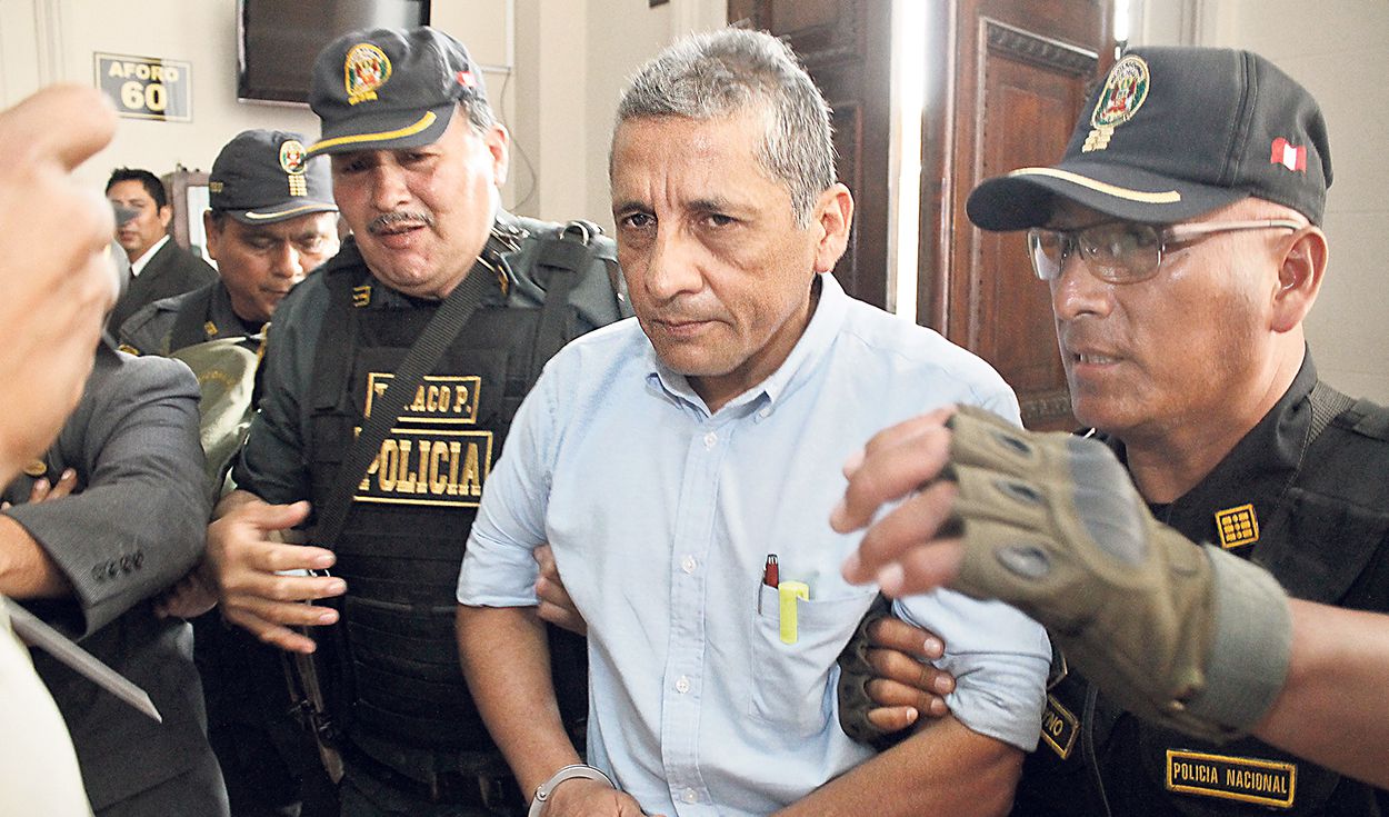 Antauro Humala obtiene su libertad con el beneficio de redenci�n de pena