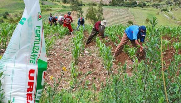 La región Junín tercero en la cola para recibir urea del gobierno