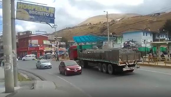 La Oroya: No hay buses de transporte público que hagan su paso por la Carretera Central