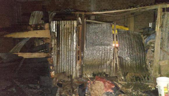 Anciana muere calcinada tras la explosión de un balón de gas e incendio en su vivienda en Satipo