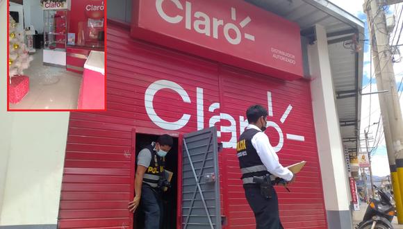 Ladrones se llevan más de S/17 mil en equipos de tienda Claro, en Huánuco