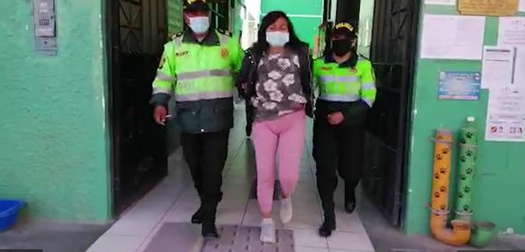 Mujer es detenida en Huancayo por golpear a su bebé de un año hasta dejarla grave