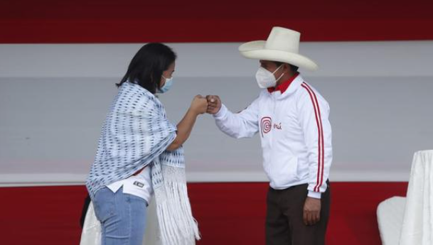 ONPE: Pedro Castillo se afianza en primer lugar y vence a Keiko Fujimori por 34 000 votoso electoral