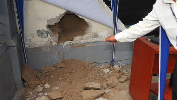 Realizan triple forado y ¨ciegan¨ cámaras de seguridad para robar S/200 mil en equipos